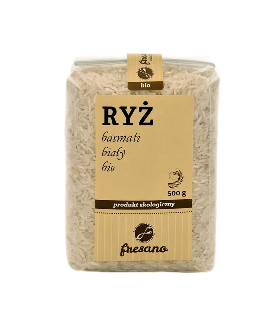 RYŻ BASMATI BIAŁY BIO 500 g