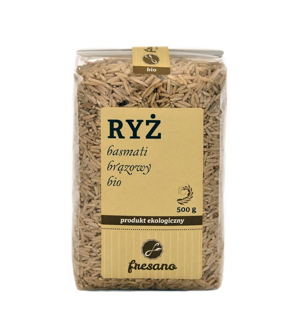 RYŻ BASMATI BRĄZOWY BIO 500 g