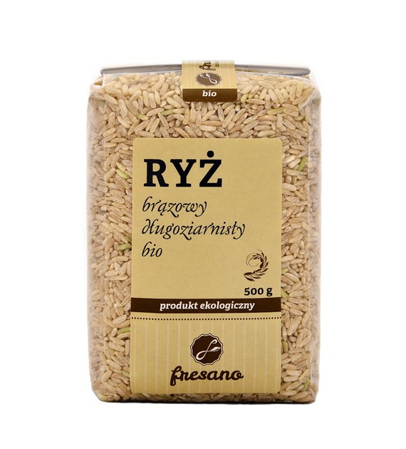 RYŻ BRĄZOWY DŁUGOZIARNISTY BIO 500 g