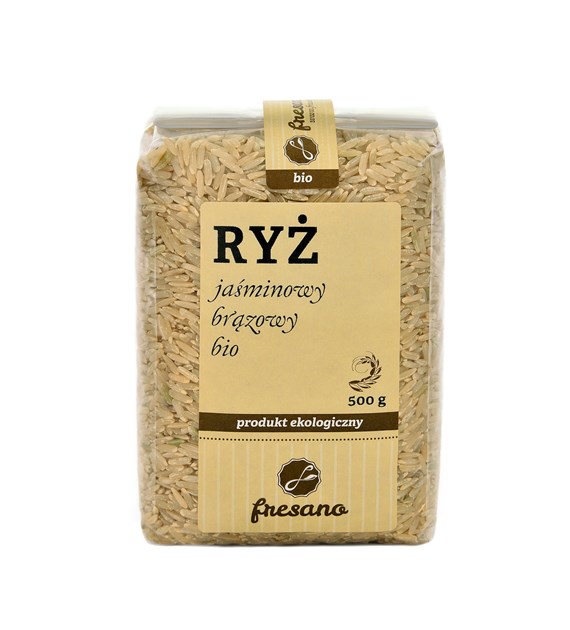 RYŻ JAŚMINOWY BRĄZOWY BIO 500 g