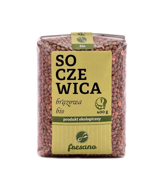 SOCZEWICA BRĄZOWA BIO 400 g