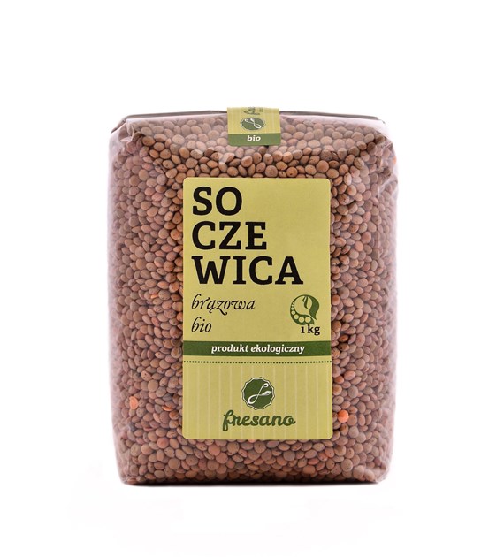 SOCZEWICA BRĄZOWA BIO 1 kg
