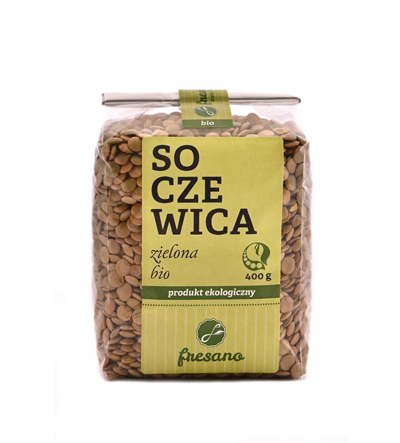 SOCZEWICA ZIELONA BIO 400 g