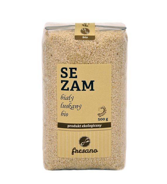 SEZAM BIAŁY ŁUSKANY BIO 500 g