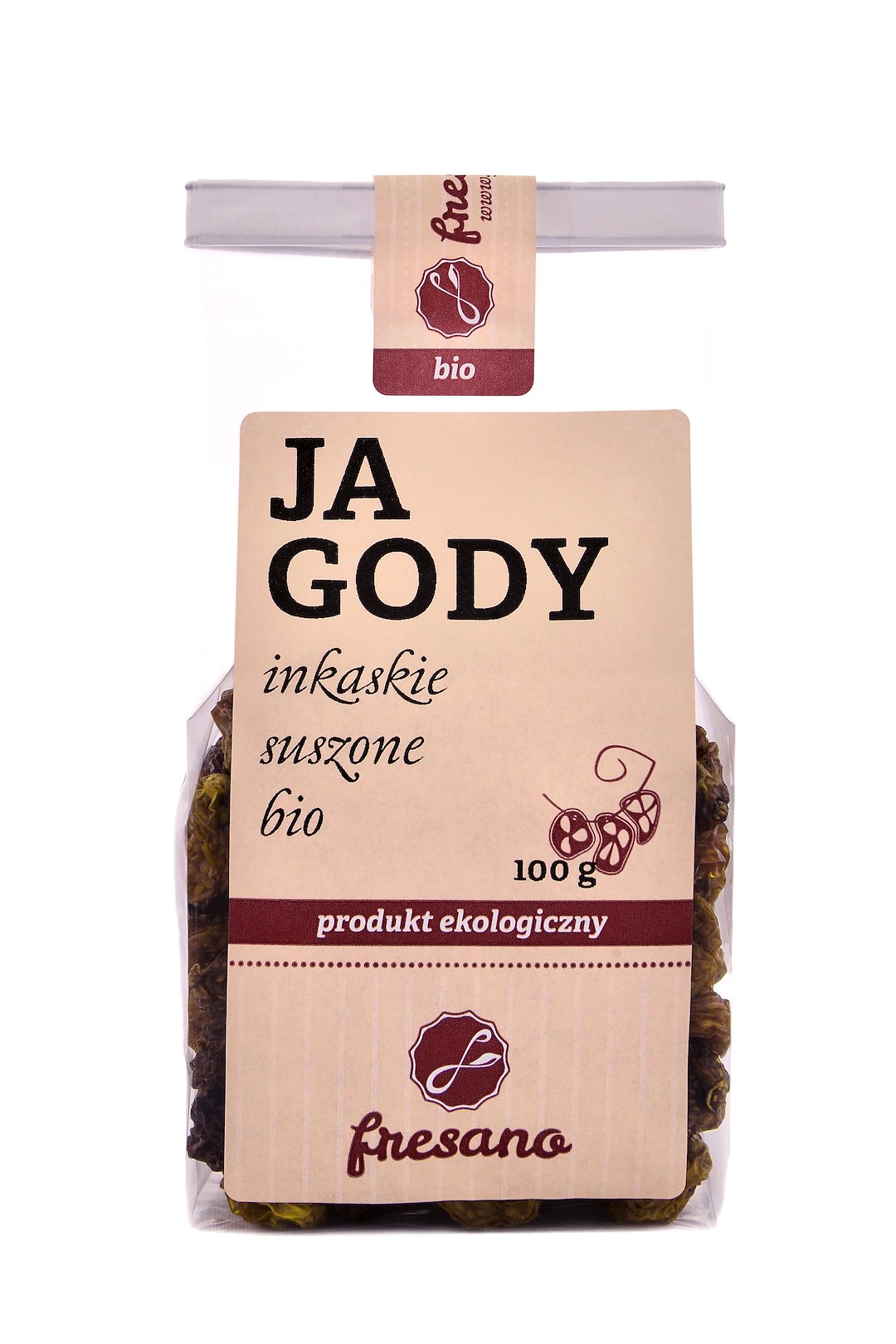 Jagody Inkaskie Suszone Bio 100 G