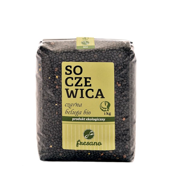 SOCZEWICA CZARNA BELUGA BIO 1 kg