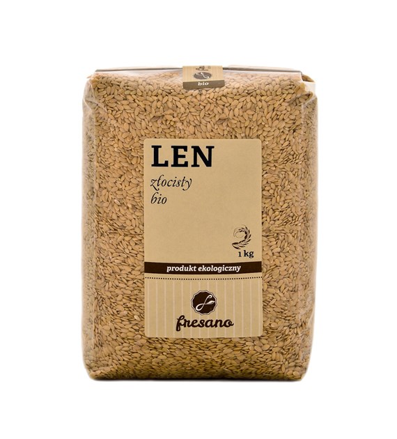 LEN ZŁOCISTY BIO 1 kg