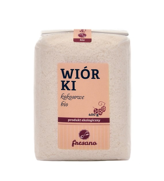 WIÓRKI KOKOSOWE BIO 400 g