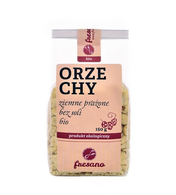ORZECHY ZIEMNE PRAŻONE BEZ SOLI BIO 150 g