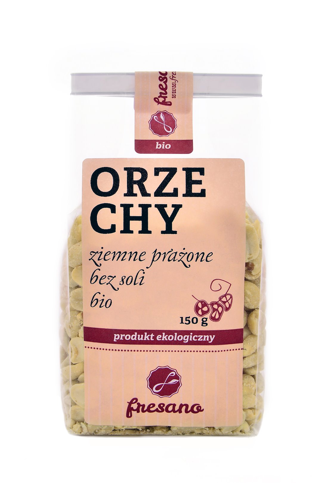 Orzechy Ziemne Prażone Bez Soli Bio 150 G