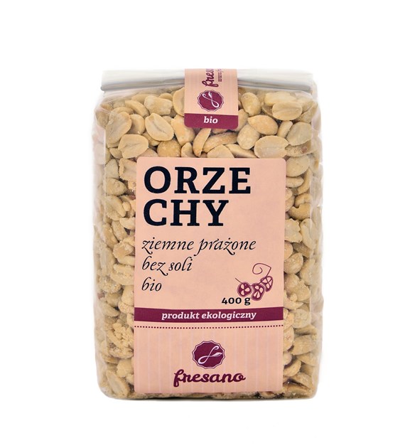ORZECHY ZIEMNE PRAŻONE BEZ SOLI BIO 400 g