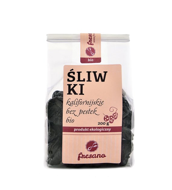ŚLIWKI KALIFORNIJSKIE BEZ PESTEK BIO 200 g