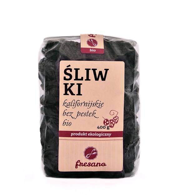 ŚLIWKI KALIFORNIJSKIE BEZ PESTEK BIO 400 g
