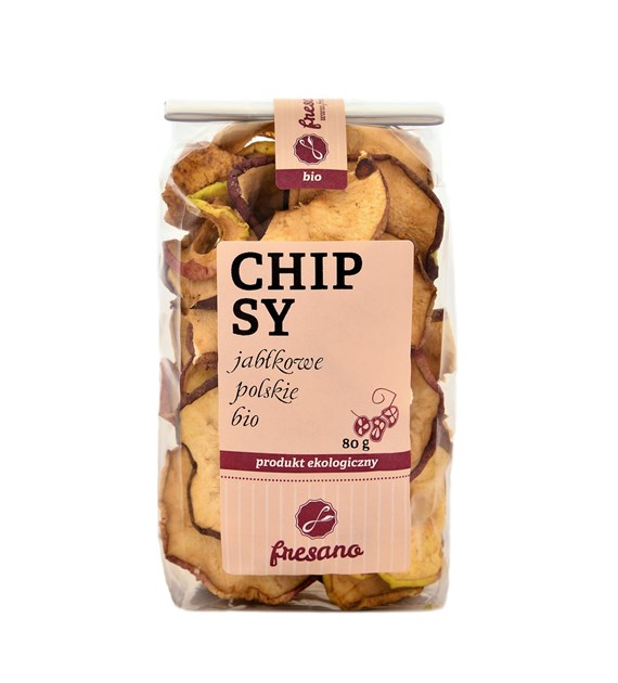 CHIPSY JABŁKOWE POLSKIE BIO 80 g