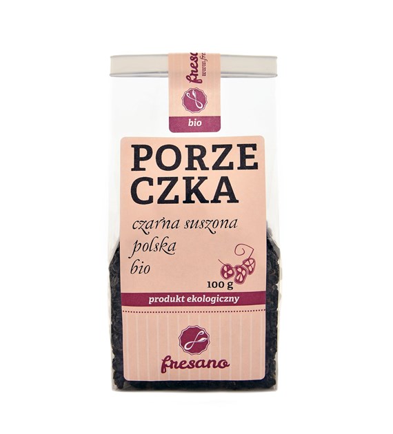 PORZECZKA CZARNA SUSZONA POLSKA BIO 100 g