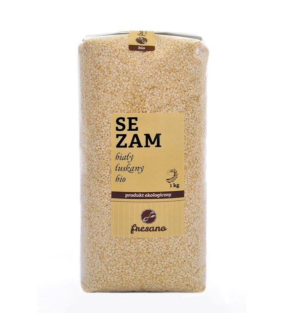 SEZAM BIAŁY ŁUSKANY BIO 1 kg