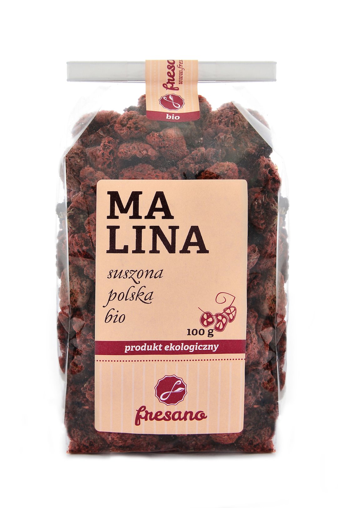 Malina Suszona Polska Bio 100 G