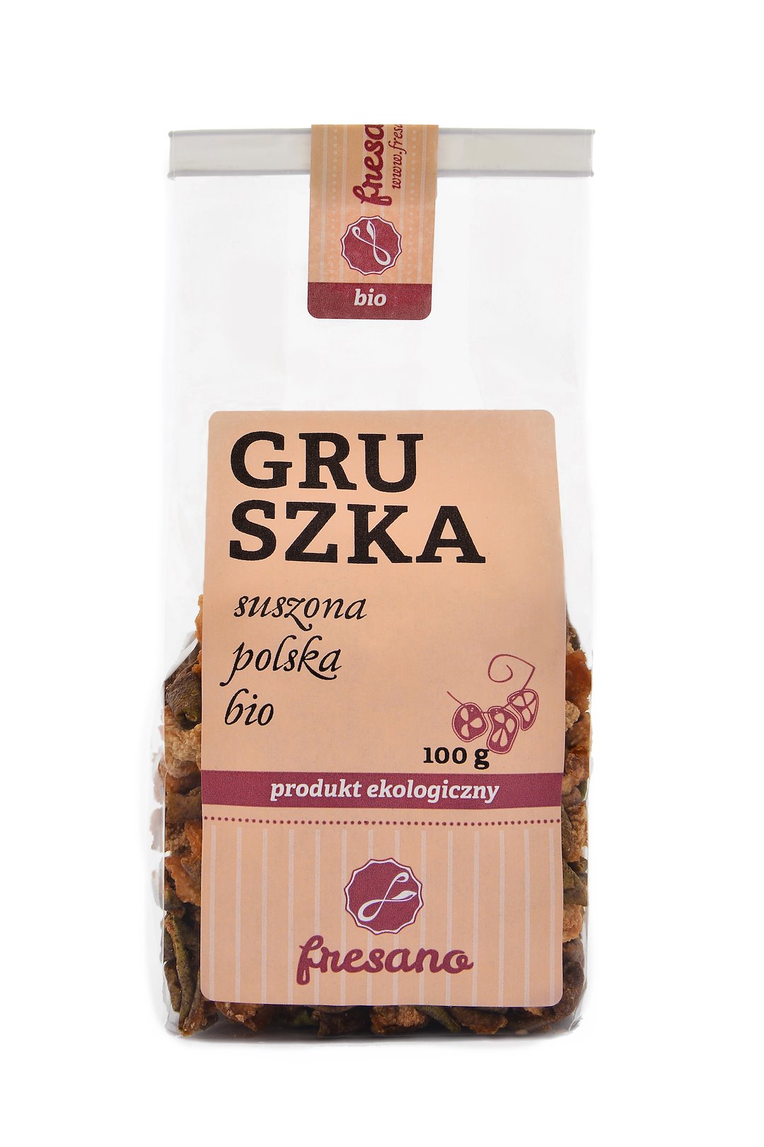 Gruszka Suszona Polska Bio 100 G