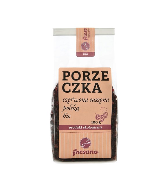 PORZECZKA CZERWONA SUSZONA POLSKA BIO 100 g