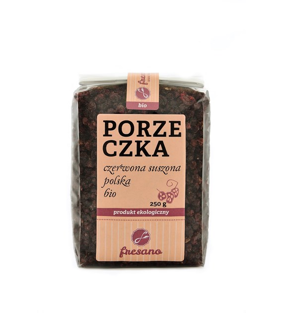 PORZECZKA CZERWONA SUSZONA POLSKA BIO 250 g