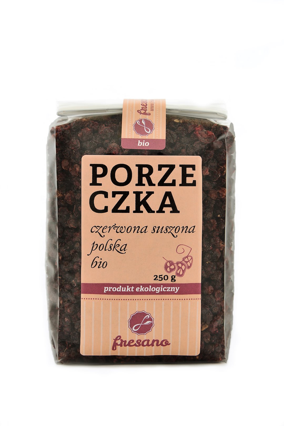 Porzeczka Czerwona Suszona Polska Bio 250 G