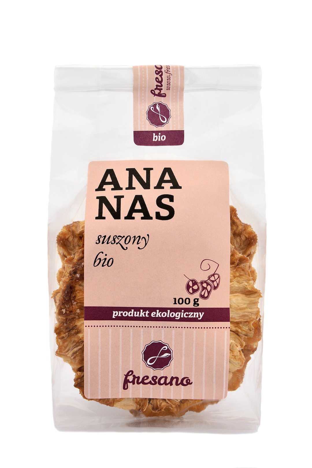 Ananas Suszony Bio 100 G