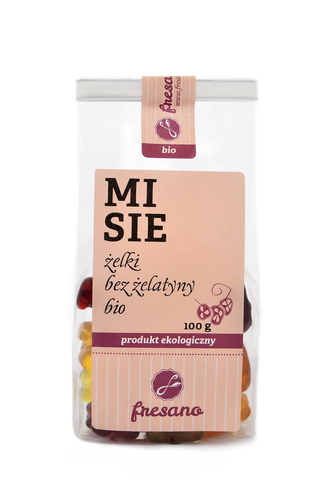 Misie Żelki Bez Żelatyny Bio 100 G