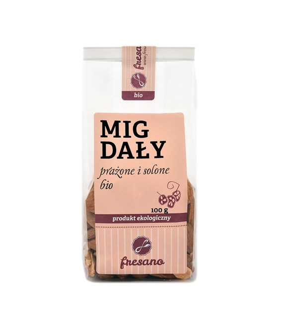 MIGDAŁY PRAŻONE I SOLONE BIO 100 g