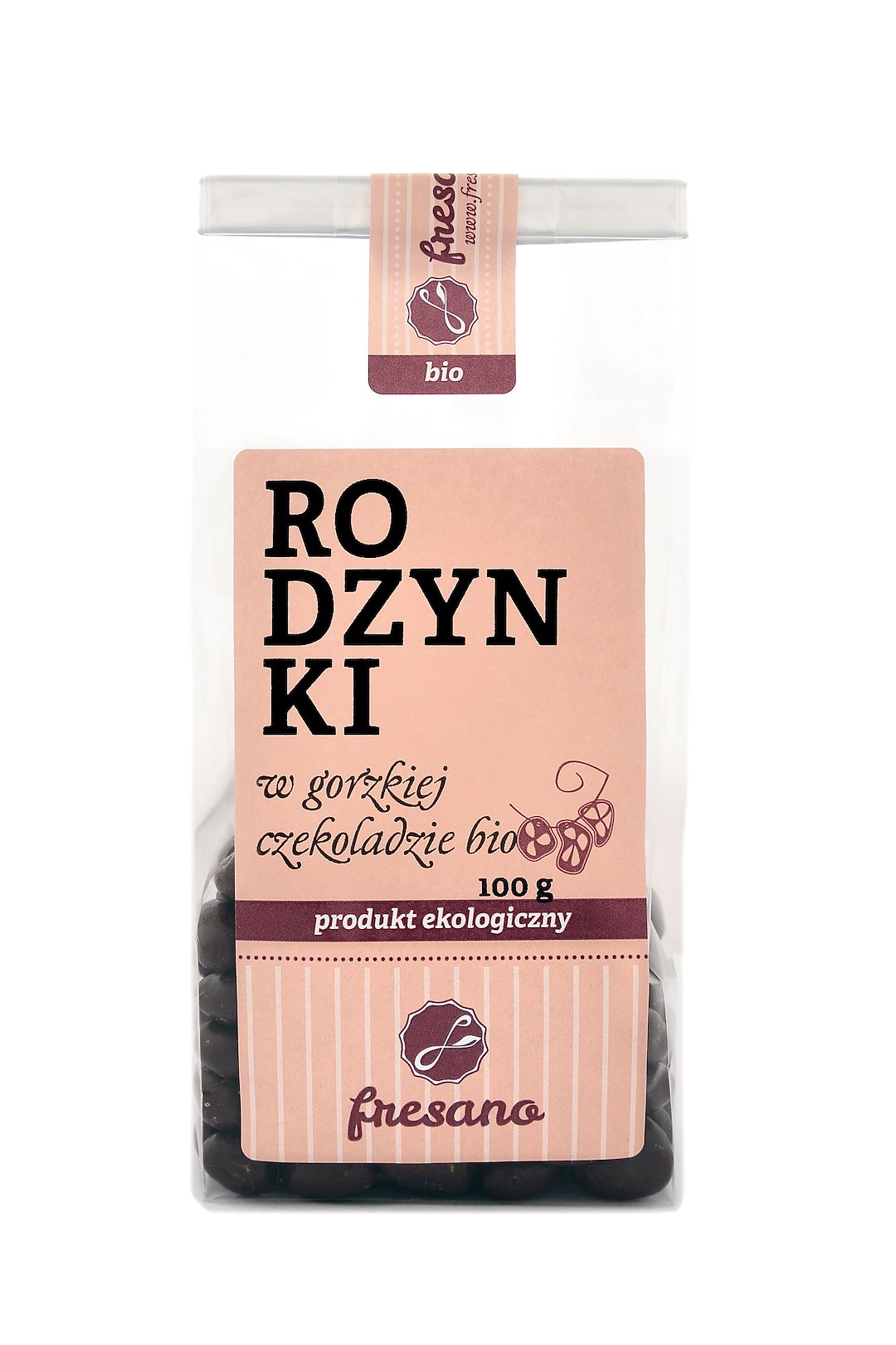 Rodzynki W Gorzkiej Czekoladzie Bio 100 G