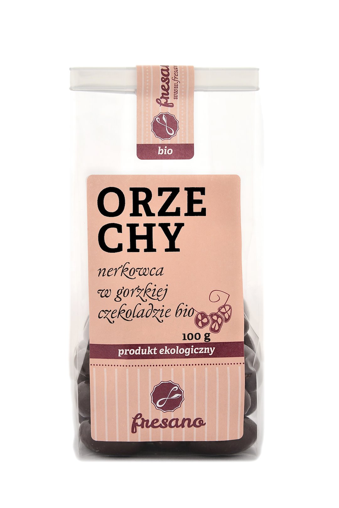 Orzechy Nerkowca W Gorzkiej Czekoladzie Bio 100 G