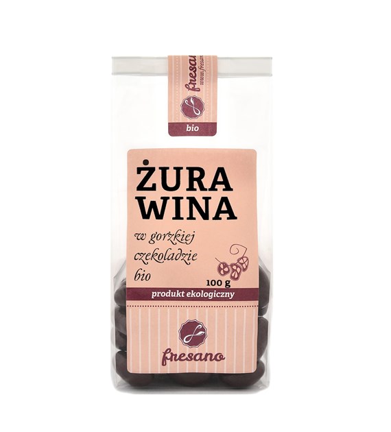 ŻURAWINA W GORZKIEJ CZEKOLADZIE BIO 100 g