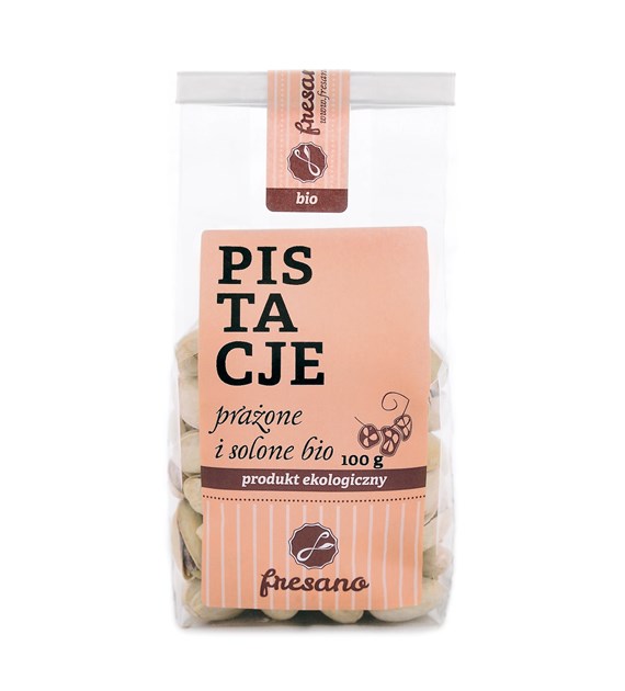 PISTACJE PRAŻONE I SOLONE BIO 100 g