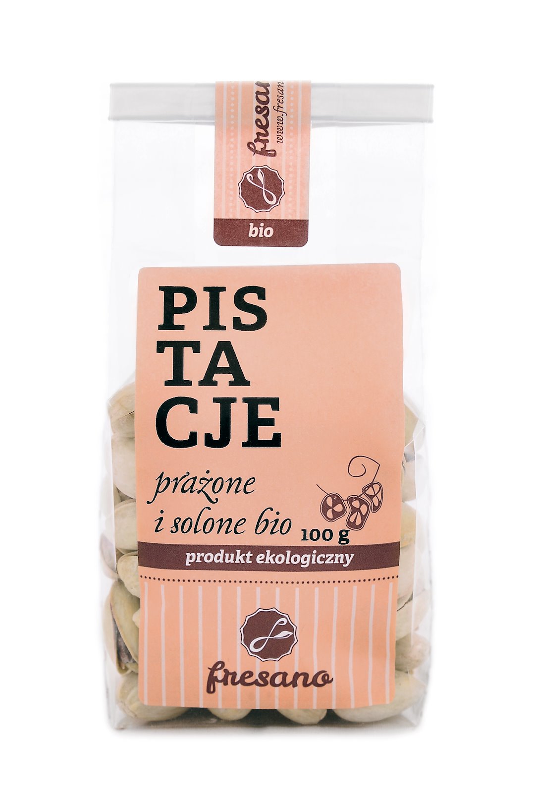 Pistacje Prażone I Solone Bio 100 G