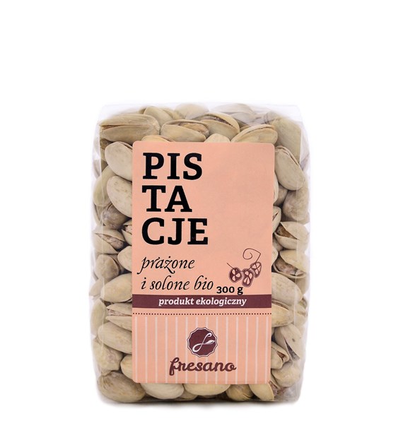 PISTACJE PRAŻONE I SOLONE BIO 300 g