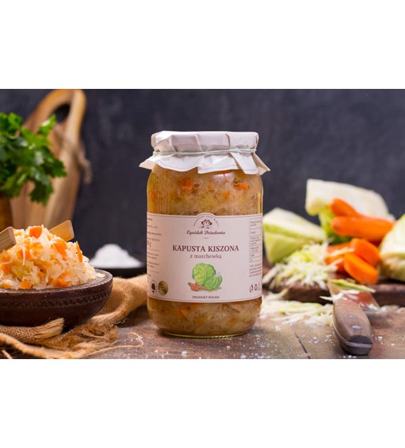 Kapusta kiszona z marchewką
