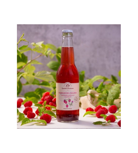 Lemoniada malinowa z czystkiem - Bąbelkowa malina z czystkiem